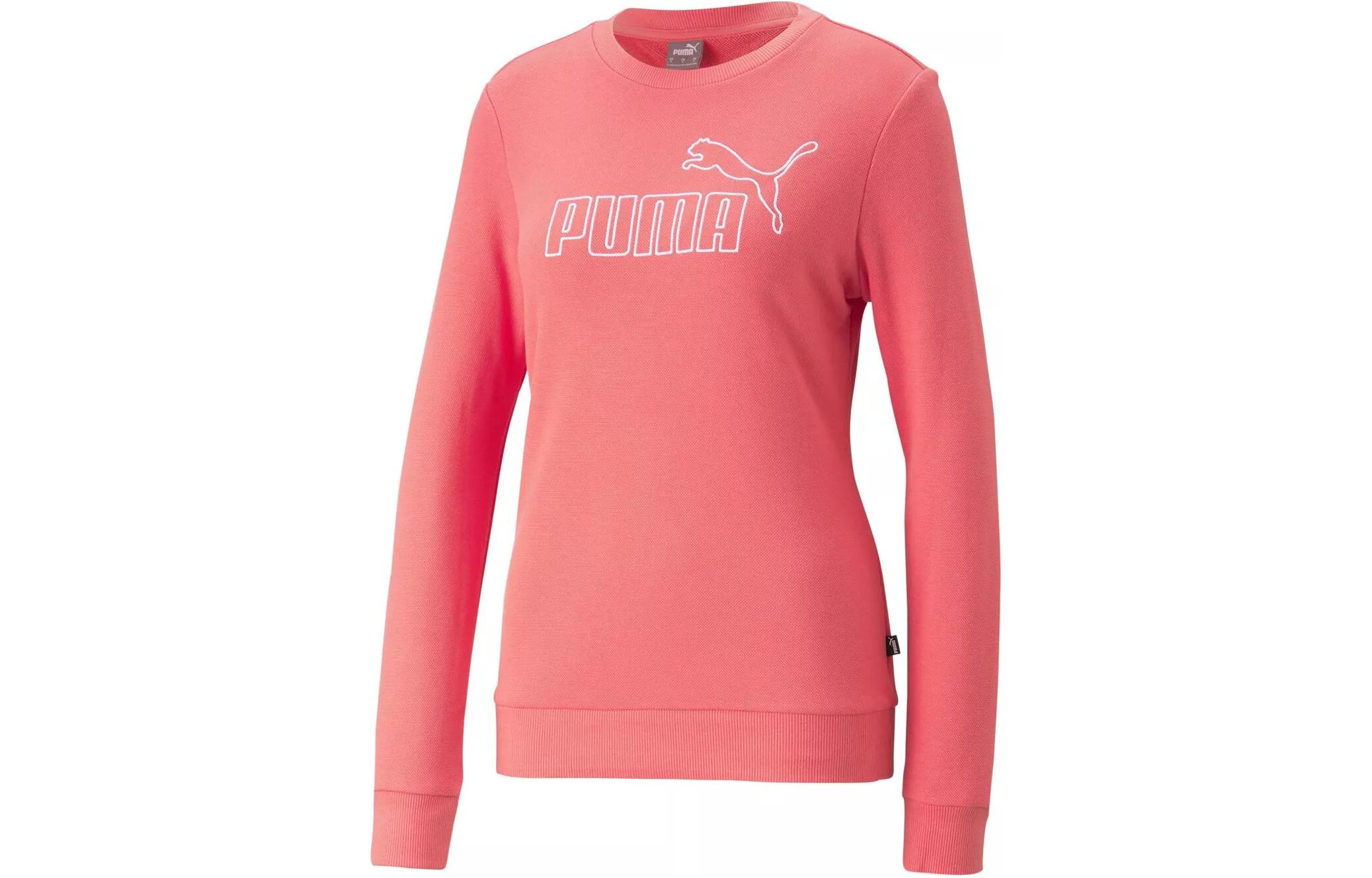 PUMA ESS ELEVATED CREW Sweatshirt Women's Orange