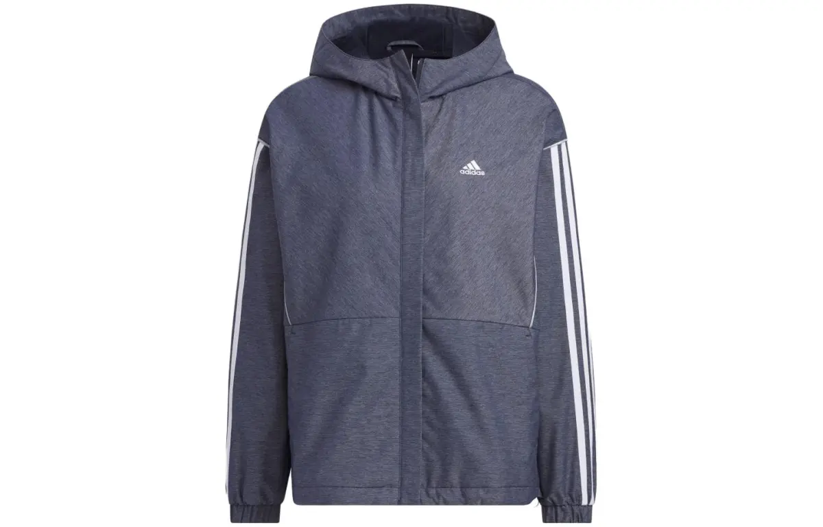 Adidas Jackets Women's Blue Hooded Moderate Other