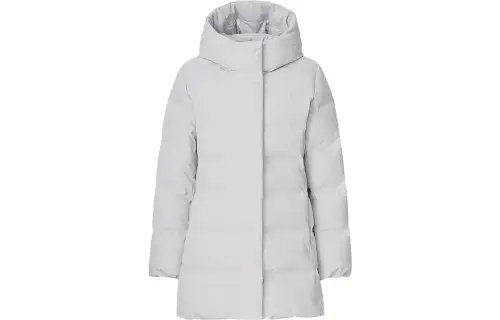 UNIQLO Down Jackets Women's Metallic Gray Hooded Thickened Other