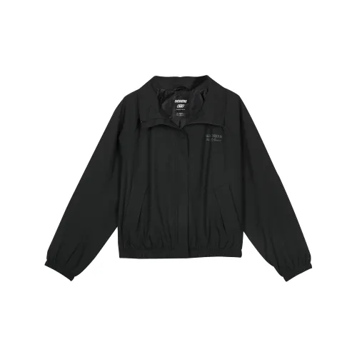 Skechers Jackets Women's Carbon Black 0018 Lapel Moderate Other