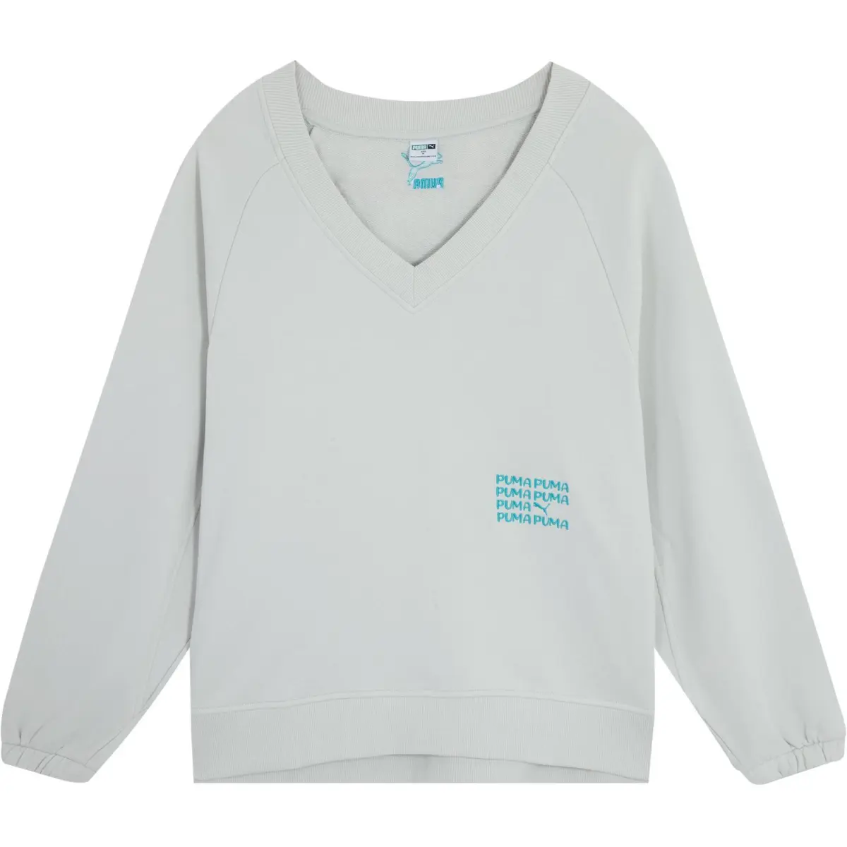 PUMA CLASSICS SLOUNGE Casual Sweatshirt Women's Dull Gray