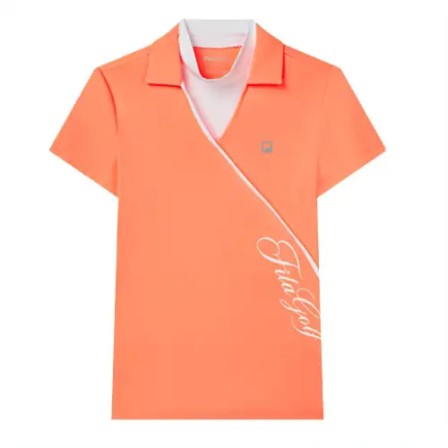 FILA Golf Polo Shirt Women's Firefly Orange