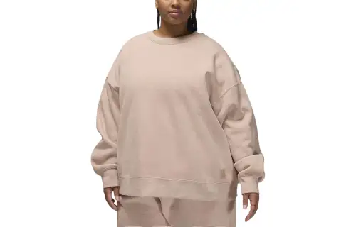 Jordan Flight Fleece Sweatshirt Women's Medium Brown