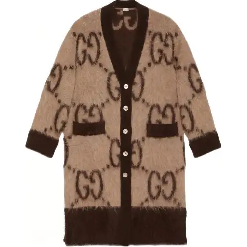 GUCCI Gg Long Cardigan