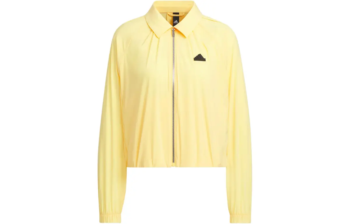 Adidas Windbreaker Jackets & Coats Women's Bright Yellow