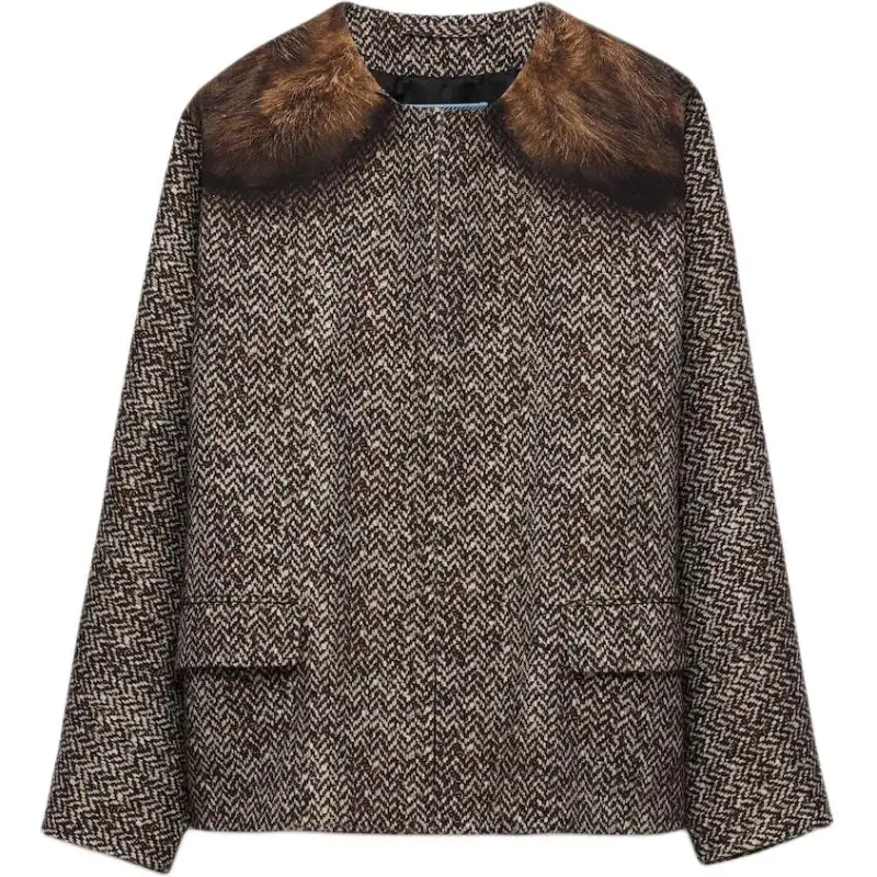 Prada single-breasted printed jacket