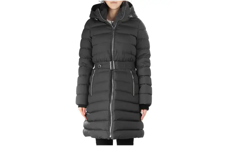 Burberry Jackets Women's Black Hooded Moderate Other
