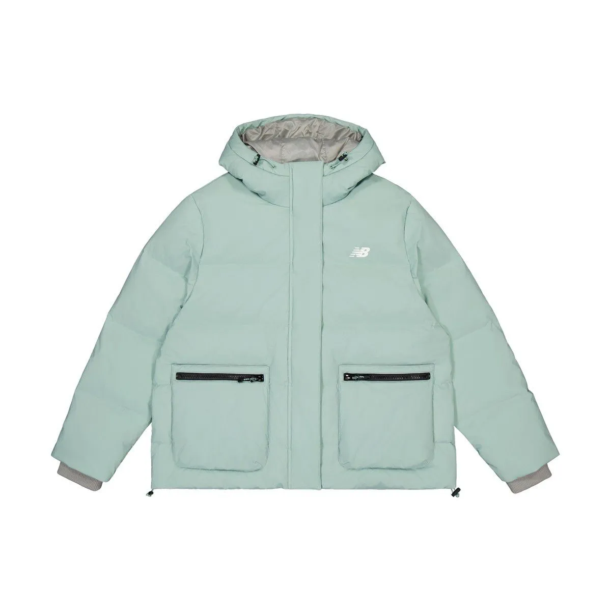 New Balance Down Jacket Women's Gray Blue Green