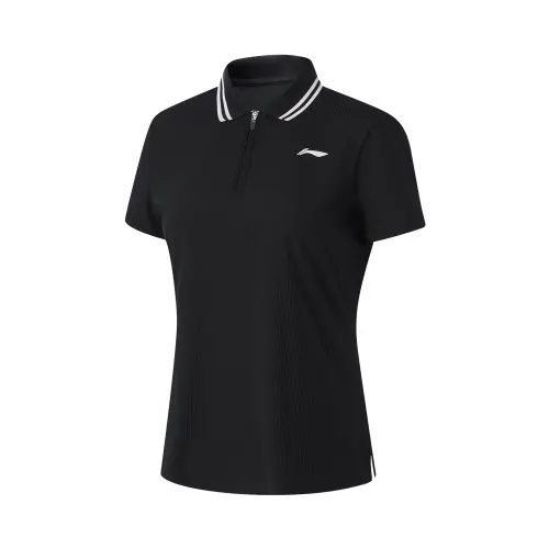 Li Ning Fitness Series Polo Shirt Women's Black