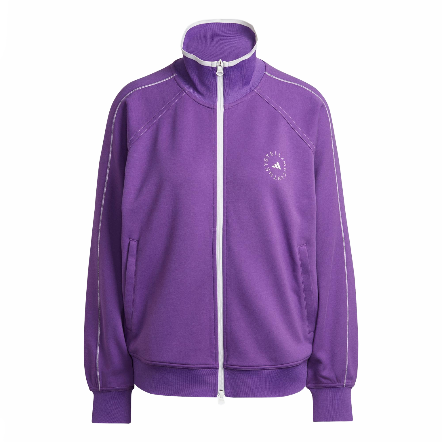 Adidas Stella McCartney SPORTSWEAR TRACK TOP Jacket Women's Bright Purple