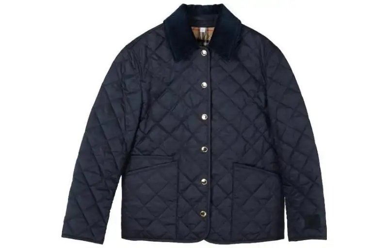 Burberry Jackets Women's Black Lapel Moderate Other