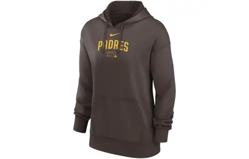 Nike San Diego Padres Authentic Collection Women's Nike Therma Mlb Pullover Hoodie