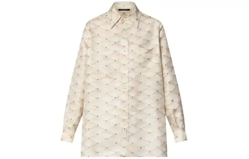 LOUIS VUITTON 3D Malletage Print Pajama Shirt