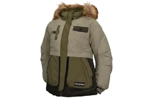 Converse Down Jacket Women's Army Green