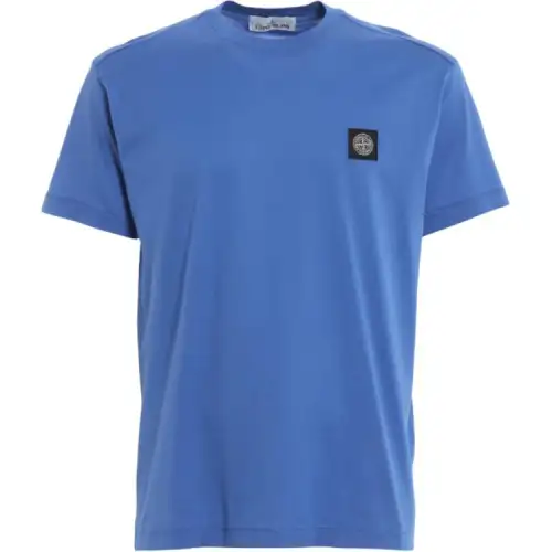 STONE ISLAND T Shirt Men's Light Blue
