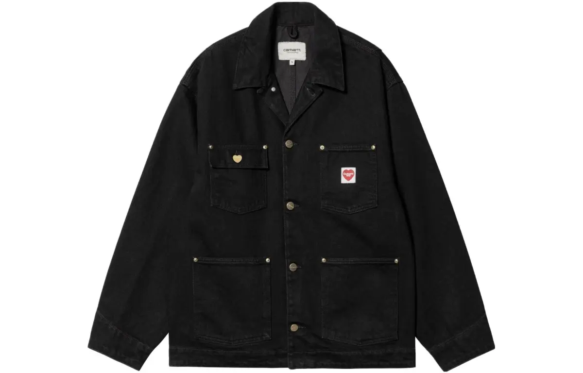 Carhartt WIP Jackets Women's Black Lapel Moderate Other