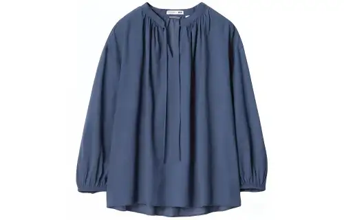 UNIQLO X JW Anderson Uniqlo Jw Anderson Co Branded Series Shirts Women's Dark Blue Crew Neck Moderate Other