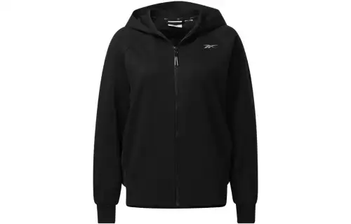 Reebok Jackets Women's Black Hooded Moderate Other