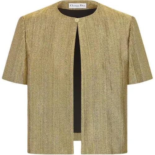DIOR Jackets & Coats Women's Gold