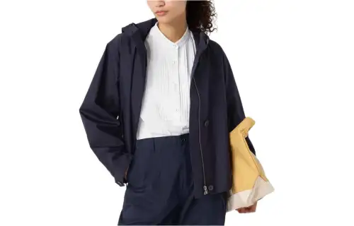 UNIQLO X INES DE LA FRESSANGE UNIQLO X Ines De La Fressange Jackets Women's Navy Blue Hooded Moderate Other