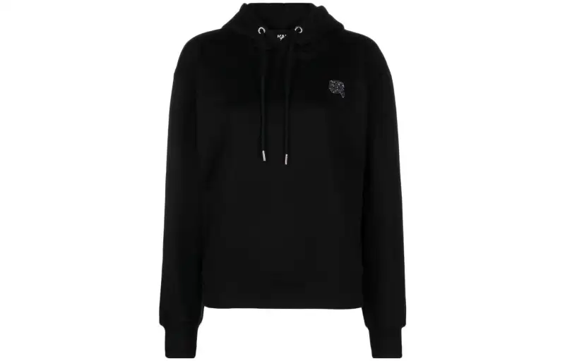 KARL LAGERFELD / Karl Lagerfeld Jeans Ikonik Karl-logo Organic Cotton Hoodie