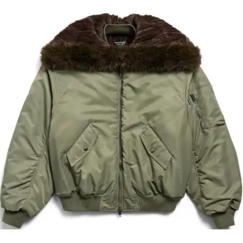 Balenciaga Jackets & Coats Women's Green