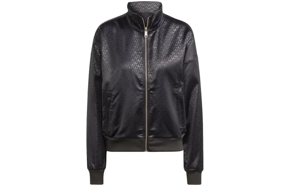 Adidas Originals Jackets Women's Black Stand Collar Moderate Other