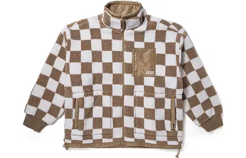 Vans Jacket Women's Brown Checkerboard