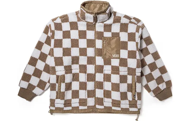 Vans Jacket Women's Brown Checkerboard