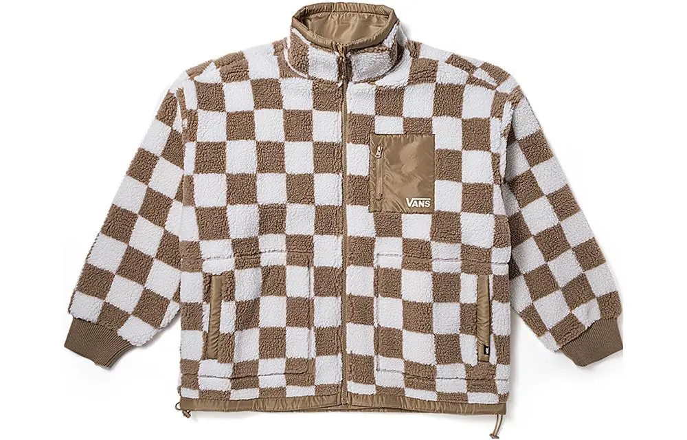 Vans Jacket Women's Brown Checkerboard
