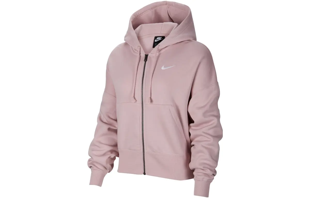 Nike Jackets Women's Champagne Hooded Thickened
