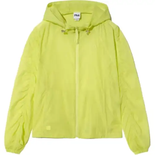 FILA Jackets & Coats Women's Light Yellow