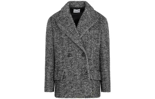 MIU MIU Jackets Women's Black Suit Collar Moderate Other