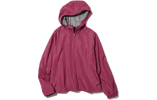 UNIQLO Jackets Women's Rose Red Hooded Moderate Other