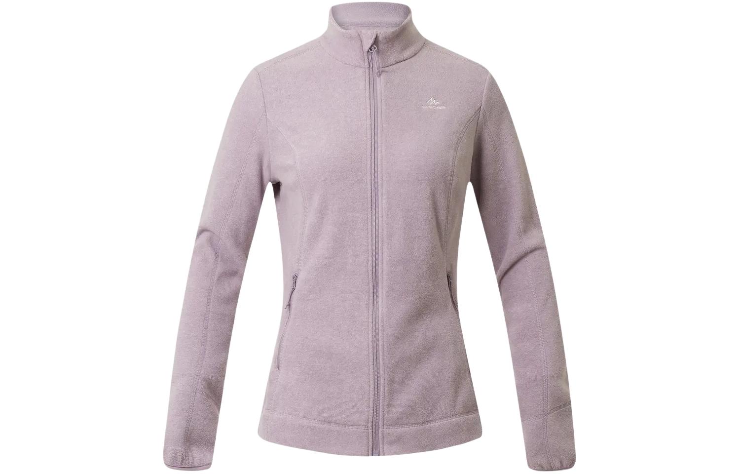 DECATHLON Fleece Clothing Women’s Purple/Light Gray