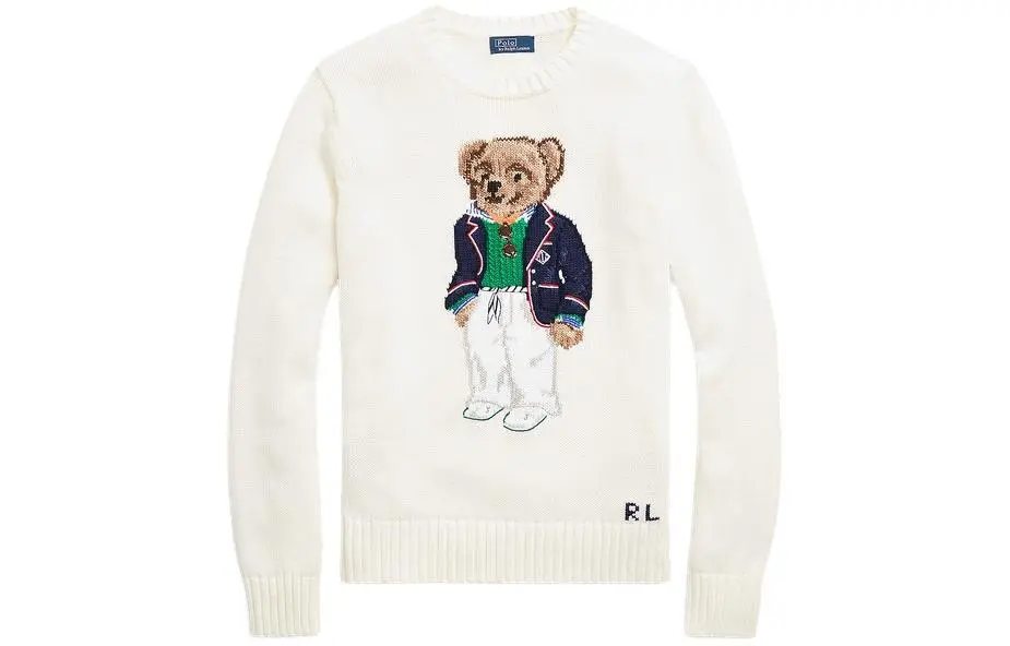 Polo Ralph Lauren Polo Bear Knitwear Standard Women's Cream