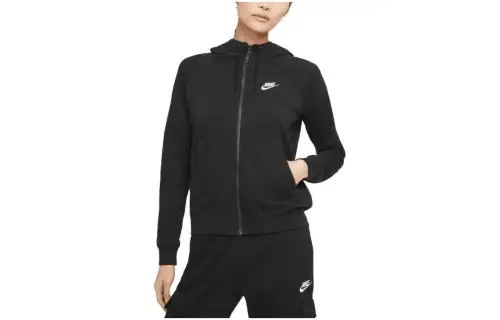 Nike Sweatshirts Women's Black Hooded Moderate Regular
