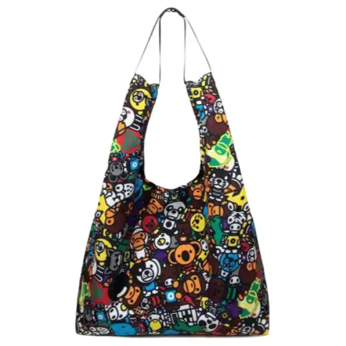 A BATHING APE Polyester One Shoulder Handbag Regular Men's Multicolor