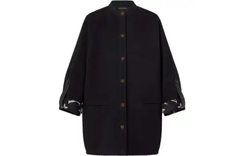 LOUIS VUITTON Signature Boxy Button-Up Coat