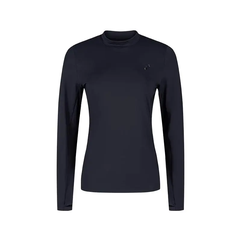 ASICS T-Shirts Women's Black Crew Neck Moderate Nipped-in Waist