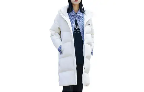 Skechers Down Jackets Women's White/000Q Hooded Thickened Other