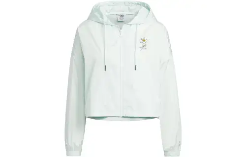 Adidas Originals Jackets Women's Light Green Hooded Moderate Other