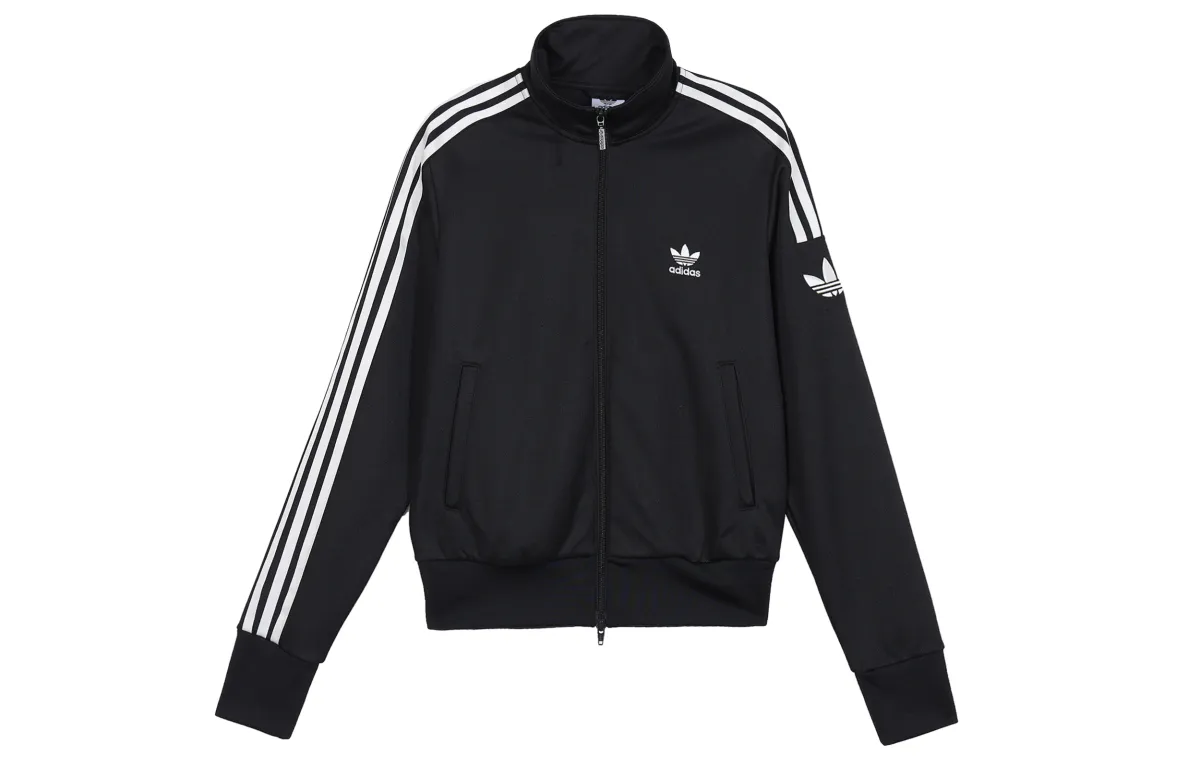 Adidas Originals Classic Three stripe Sportswear Jackets & Coats Women's Black