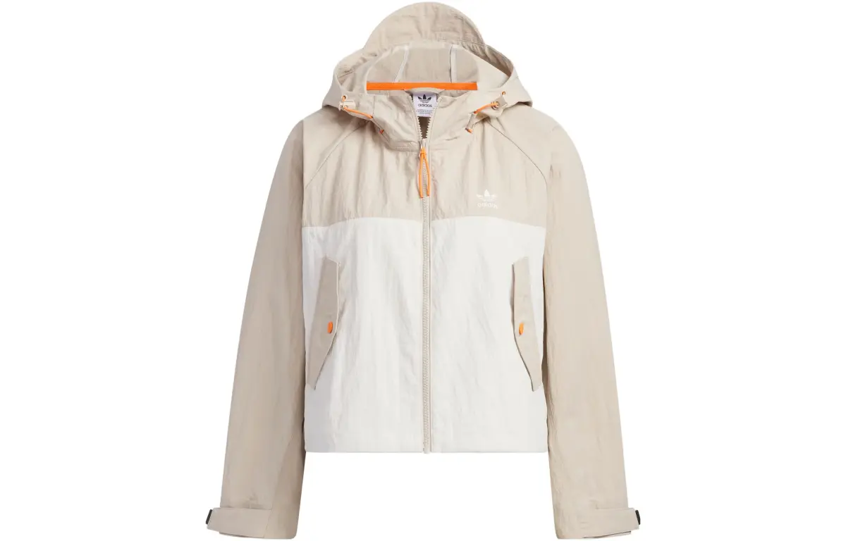 Adidas Originals Jackets Women's Light Khaki Hooded Moderate Other