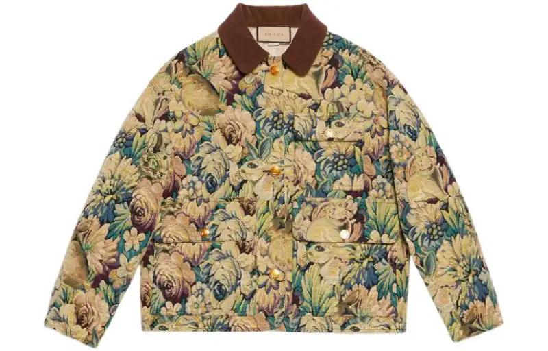 【Previous Season】flower jacquard jacket