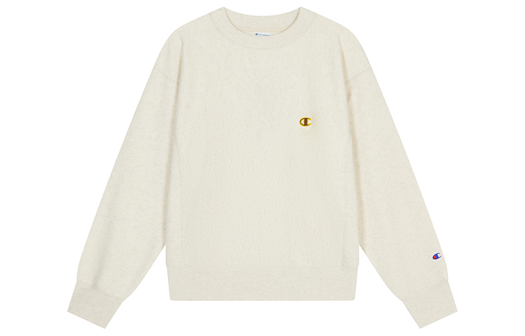 Женское худи Champion FW24 Women's Casual C-Logo (бежевое)