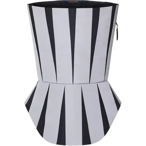 Lv Color Blocked Corset Top