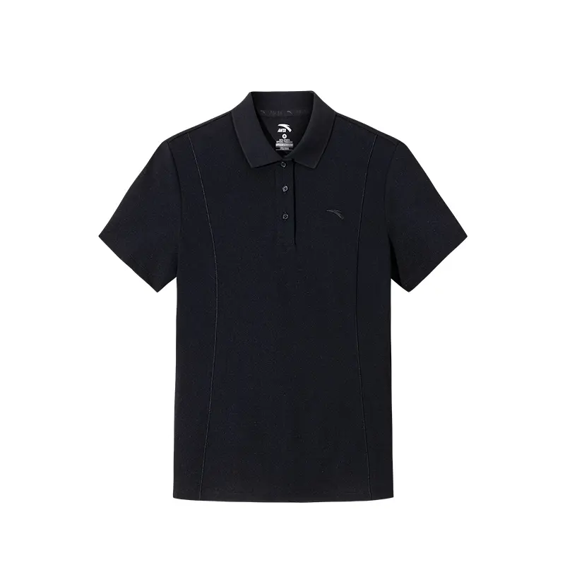 Anta Variety Training Collection Polo Shirt Women's Basic Black