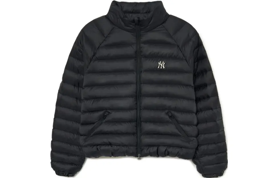 MLB New York Yankees Down Jackets Women's Black Stand Collar Moderate Other