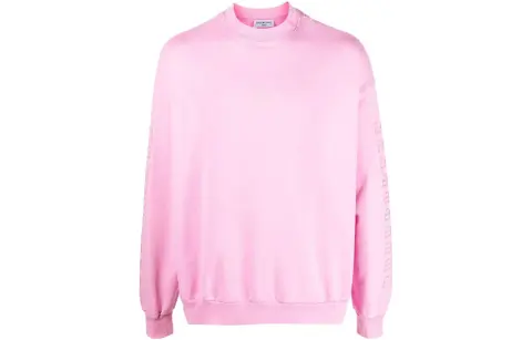 Balenciaga Bb Paris Icon Oversized Sweatshirt Pink